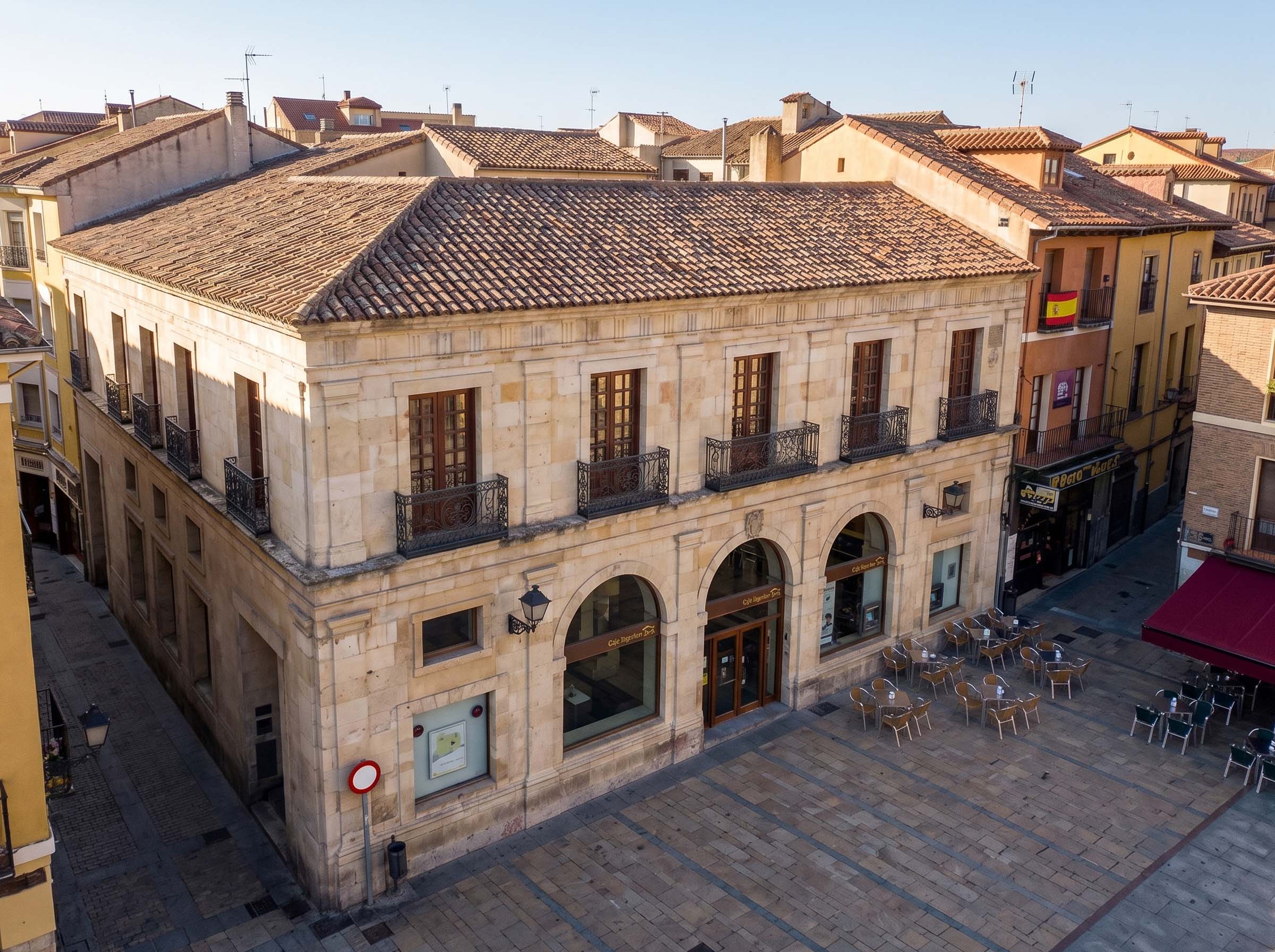 Casa de las Carnicerías en la plaza de San Martín de León