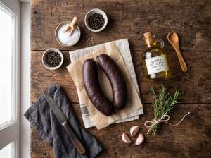 Morcilla típica leonesa de sangre y cebolla
